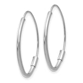 14k White Gold Wire Threader Earrings
